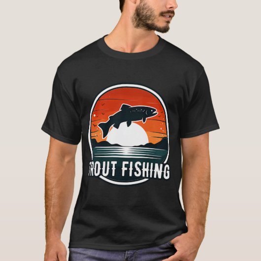 釣り サラシズム 釣り 格言 ジョーク 私は釣りをするので Tシャツ (正面)