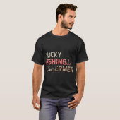 釣り / ビンテージ フィッシャーマン / 釣り デザイン / 魚 Tシャツ (正面フル)