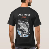 釣り＆ビールツアーTシャツ - 背面カスタマイズ可能 Tシャツ (裏面)