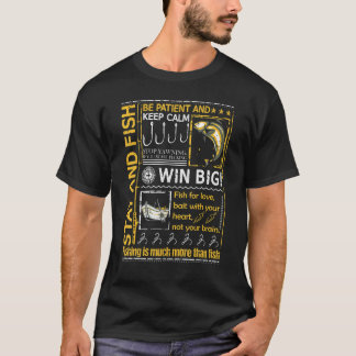 釣り ルアー フィッシャーマン 釣り竿 アウトドア 自然 Tシャツ