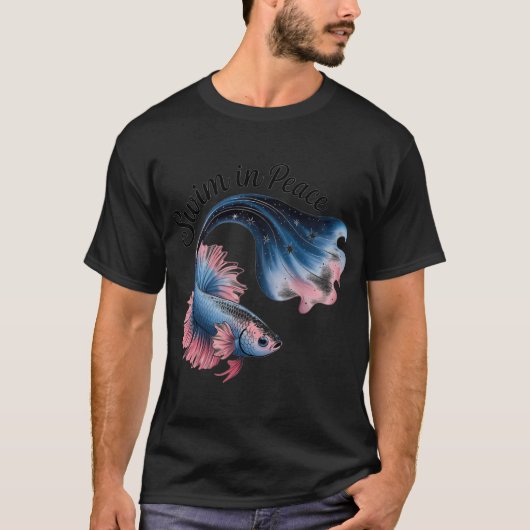 釣り - 怒った魚の引っ掛かり Tシャツ (正面)