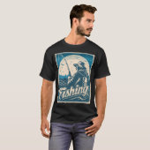 釣り - 漁師 Tシャツ (正面フル)