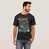 釣り:私の現実からの逃避 Tシャツ (正面フル)