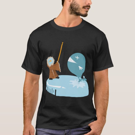 釣り。 Tシャツ (正面)