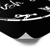釣れた！釣り好きな人への面白い贈り物 水 ポスター (角)