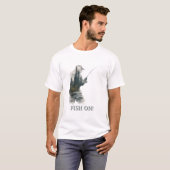 "釣れた!" Tシャツ (正面フル)