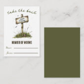 釣れワームの推測ゲーム ノートカード (正面/裏面)