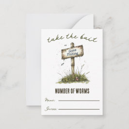 釣れワームの推測ゲーム ノートカード