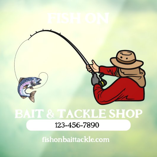 釣具・ルアーショップの業務をカスタマイズ ウィンドウサイン (シート3)