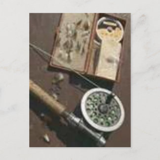 釣用具の郵便はがき ポストカード