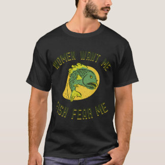 釣竿を持って釣りをしているスケルトン Tシャツ