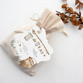 釣素朴り人赤ちゃんシャワーありがとう フェイバータグ