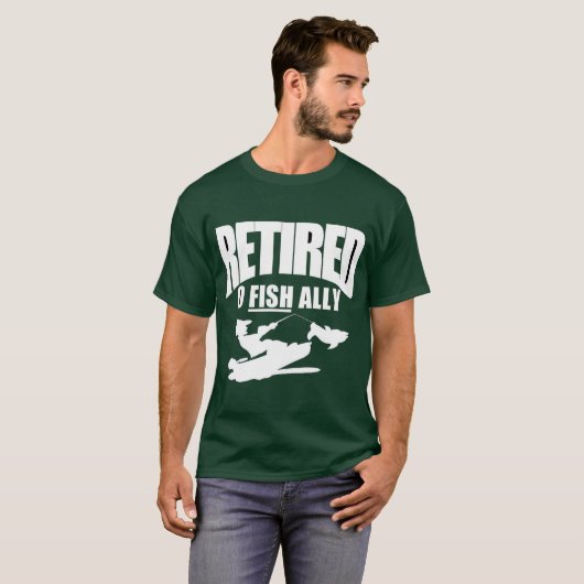 釣退職したり人引用文 Tシャツ (正面フル)