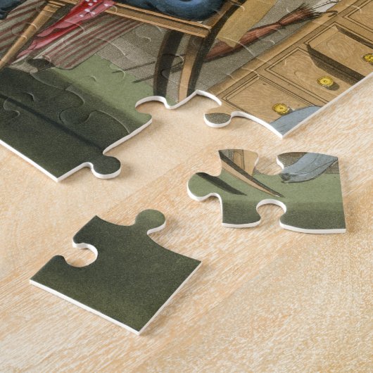 鈍いかみそり、パブ。 狩りによって、1827年(着色されたetchin ジグソーパズル (側面)