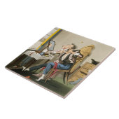 鈍いかみそり、パブ。 狩りによって、1827年(着色されたetchin タイル (側面)