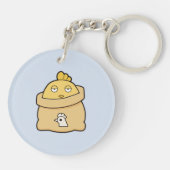 鈍いシック、フルバッグ キーホルダー (裏面)