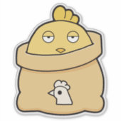 鈍いシック、フルバッグ シール (正面)