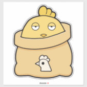 鈍いシック、フルバッグ シール (シート)