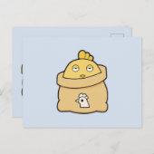 鈍いシック、フルバッグ ポストカード (正面/裏面)