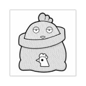 鈍いシック、フルバッグ ラバースタンプ (インプリント)