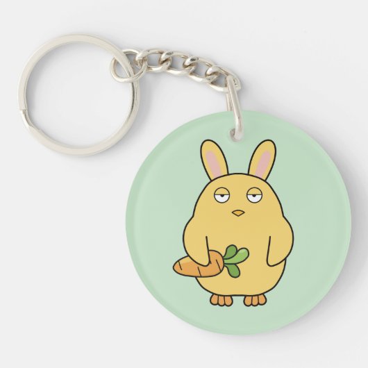 鈍いヒリヒリした耳 キーホルダー (正面)