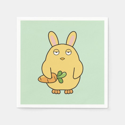 鈍いヒリヒリした耳 スタンダードカクテルナプキン (正面)