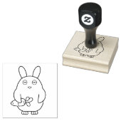 鈍いヒリヒリした耳 ラバースタンプ (押印)