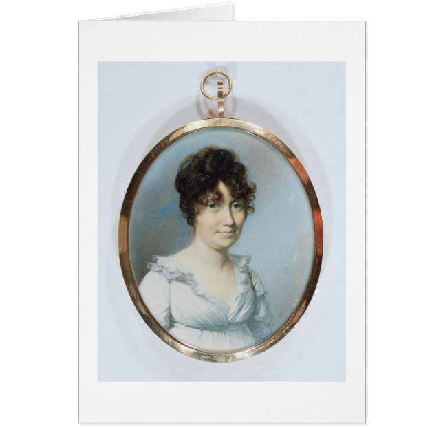 鈍い家族の女性(w/cおよびアイボリーのグワッシュ (正面)