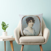 鈍い家族の女性(w/cおよびアイボリーのグワッシュ クッション (椅子)