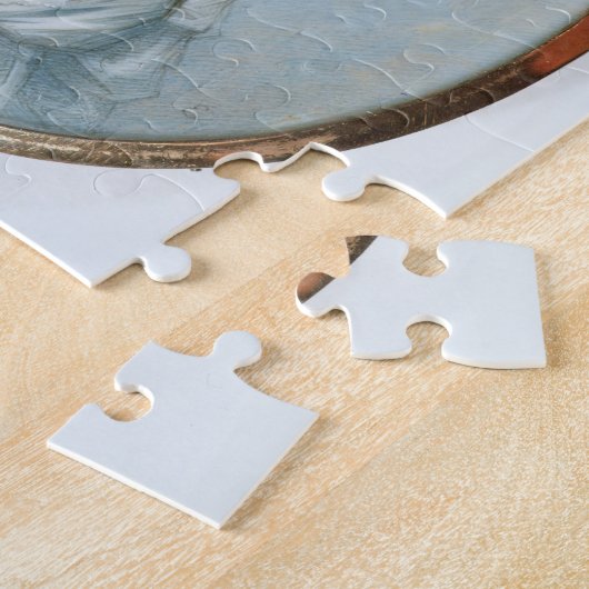 鈍い家族の女性(w/cおよびアイボリーのグワッシュ ジグソーパズル (側面)