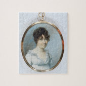 鈍い家族の女性(w/cおよびアイボリーのグワッシュ ジグソーパズル (縦)