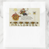 鈍い運転気に遠くに 長方形シール (バッグ)