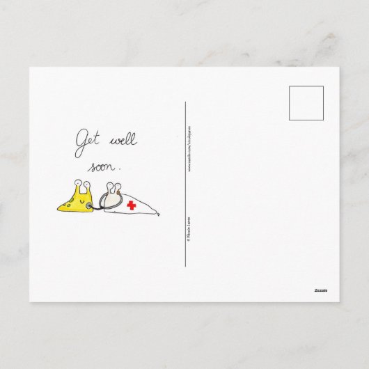 鈍感じい?早く元気になれ。はがき シーズンポストカード (裏面)