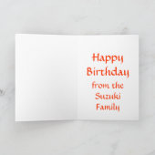 鈴木モノグラム誕生日 カード (内部)