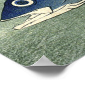 鈴木欽明台:広重の魚日本のプリント ポスター (角)