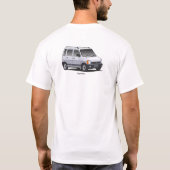 鈴木Karimun GX ベクターアート Tシャツ (裏面)