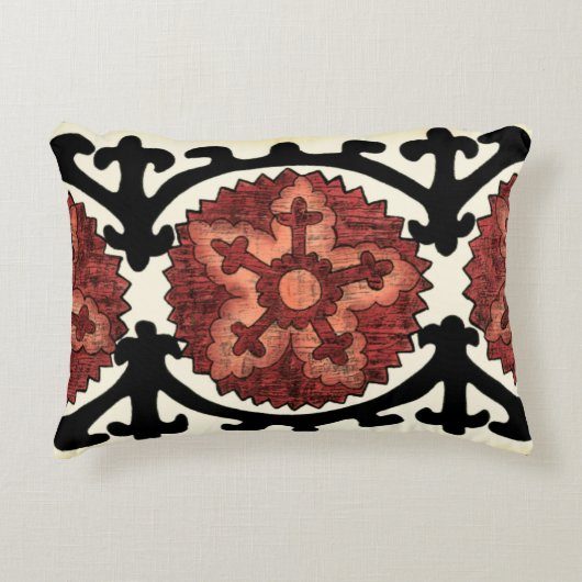鈴谷スタイル装飾花柄 アクセントクッション (正面)