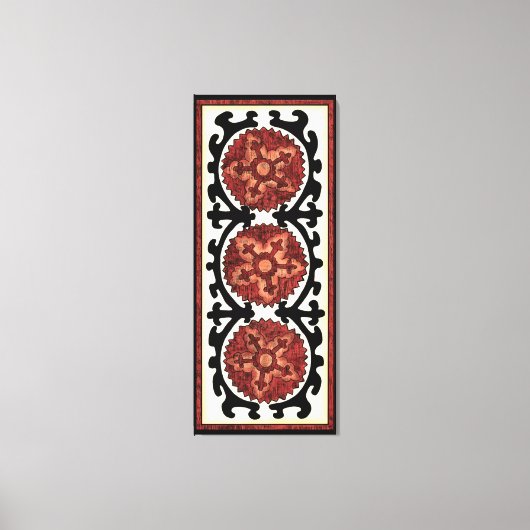 鈴谷スタイル装飾花柄 キャンバスプリント (正面)