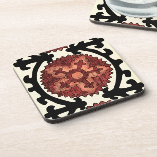 鈴谷スタイル装飾花柄 コースター (左側)