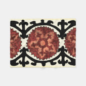 鈴谷スタイル装飾花柄 フリースブランケット (正面(横))