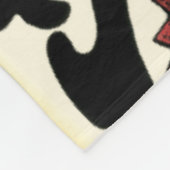 鈴谷スタイル装飾花柄 フリースブランケット (角)