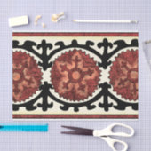 鈴谷スタイル装飾花柄 薄葉紙 (クラフト)