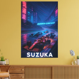 鈴鹿サーキット F1 日本グランプリ 2024 フィギュア キャンバスプリント