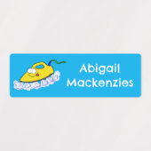 鉄おもしろい製の鉄のパーソナライズされた洗濯物 ラベル (デザイン1)