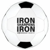 鉄が鉄を研ぐ(箴言27:17)サッカーボール サッカーボール (正面)