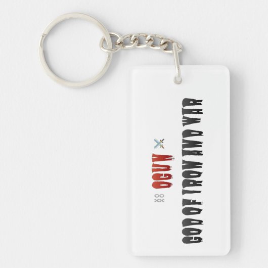 鉄と戦争の大軍神 キーホルダー (正面)