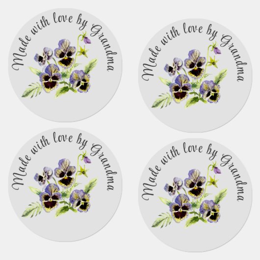 鉄のかわいらしラベルで作られたフローラ ラベル (グループ)