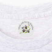 鉄のかわいらしラベルで作られたフローラ ラベル (貼付)