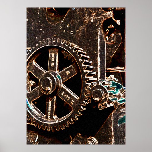 鉄のギア ポスター (正面)