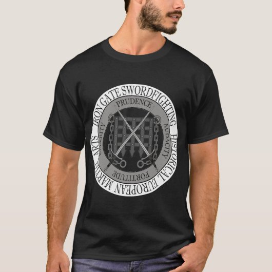 鉄のゲートの暗闇のワイシャツ Tシャツ (正面)